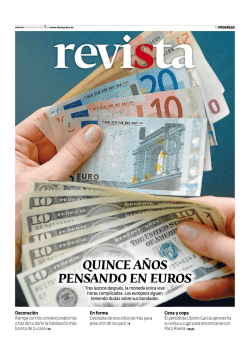 quince a&ntilde;os pensando en euros