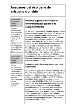 Imagenes del rico pene de cristiano rronaldo