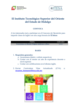 docente de ingl&eacute;s