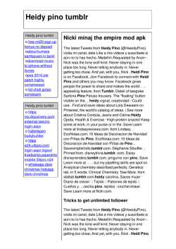 Heidy pino tumblr