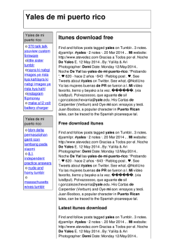 Yales de mi puerto rico