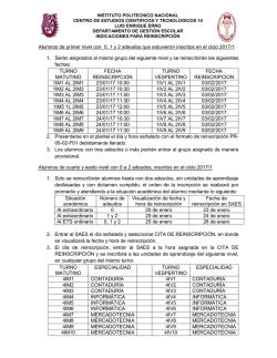 Reinscripci&oacute;n