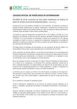 colegio oficial de pod&oacute;logos de extremadura