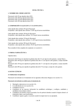 1 de 20 FICHA T&Eacute;CNICA 1. NOMBRE DEL MEDICAMENTO