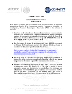 LAS 23:59 HORAS (HORA CENTRO). &bull; En el apartado de