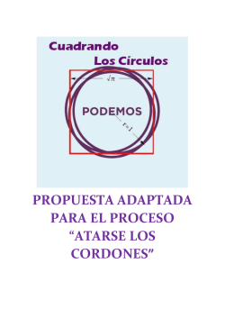 propuesta adaptada para el proceso &ldquo;atarse los cordones&rdquo;
