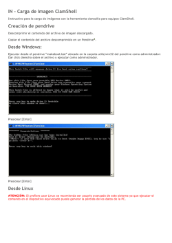 JP ClamShell - IN - Carga de Imagen ClamShell