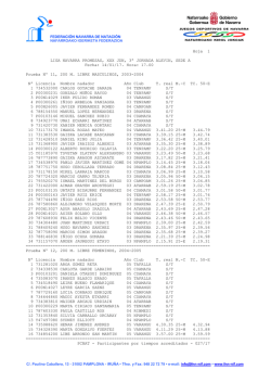 Liga Navarra de Promesas, XXX JDN, 3&ordf; Jornada Alev&iacute;n. Sede A