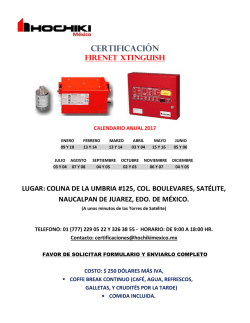 certificaci&oacute;n - Hochiki America Corporation