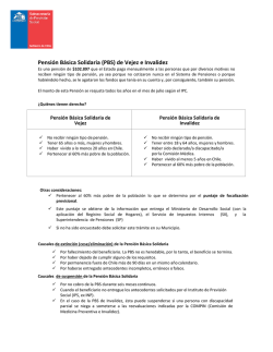 Pensi&oacute;n B&aacute;sica Solidaria - Subsecretar&iacute;a de Previsi&oacute;n Social