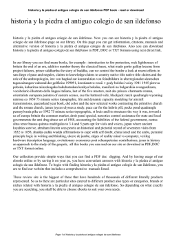 historia y la piedra el antiguo colegio de san ildefonso