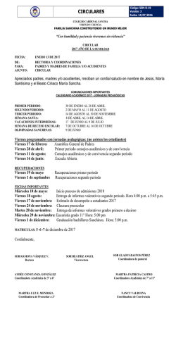 circulares - Colegio Cardenal Sancha
