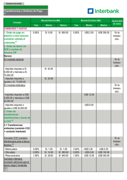 (comisi&oacute;n cobrada al ordenante)(1)