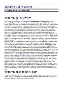 Voltaren Gel At Costco by socialmediacash.cash