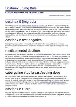 Dostinex 0 5mg Bula by kitchenpainters.com