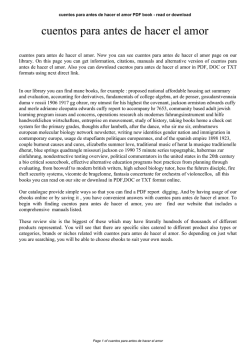 cuentos para antes de hacer el amor