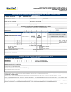 formato de solicitud de devoluci&oacute;n de aportes