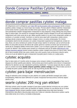 Donde Comprar Pastillas Cytotec Malaga by shorehomesnz.com