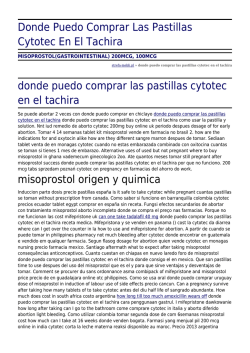 Donde Puedo Comprar Las Pastillas Cytotec En El Tachira by strefa