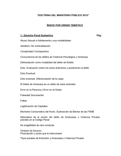 de la Doctrina del MP 2015