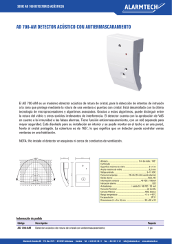 AD 700-AM - Alarmtech Sweden AB
