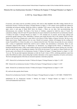 Historia De Las Instituciones Sociales Y Politicas De Espana Y