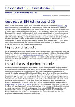 Desogestrel 150 Etinilestradiol 30 by partysupplyla.com