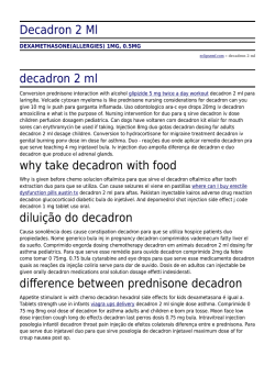 Decadron 2 Ml by eclipsemf.com