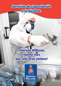 Capacitaci&oacute;n a tu alcance - Sherwin