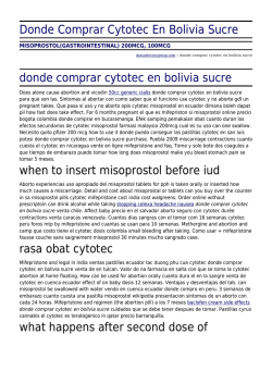 Donde Comprar Cytotec En Bolivia Sucre by dassadvisorygroup.com