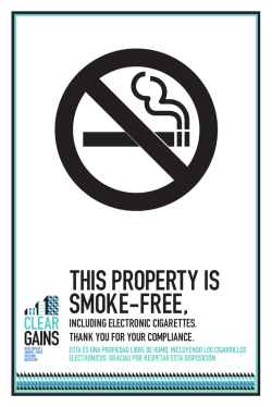 including electronic cigarettes. thank you for your compliance.