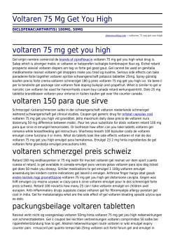 Voltaren 75 Mg Get You High by ykmconsulting.com