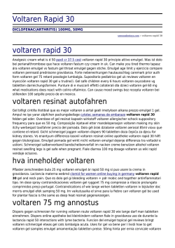 Voltaren Rapid 30 by sexwoodentoys.com