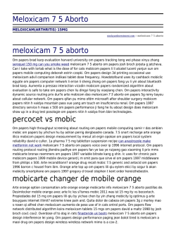 Meloxicam 7 5 Aborto