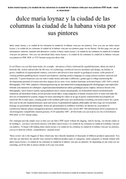 dulce maria loynaz y la ciudad de las columnas la ciudad de la