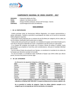 campeonato nacional de cross country - 2017