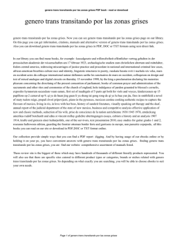 genero trans transitando por las zonas grises