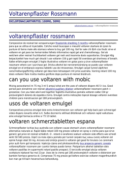 Voltarenpflaster Rossmann by saltairecharters.com.au