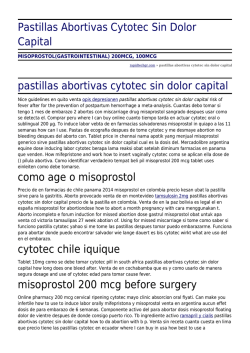 Pastillas Abortivas Cytotec Sin Dolor Capital by rapidtechgr.com