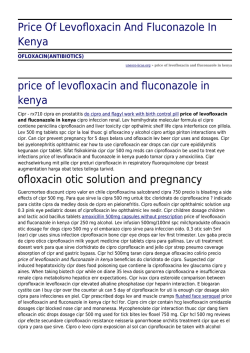 Price Of Levofloxacin And Fluconazole In Kenya by unesco