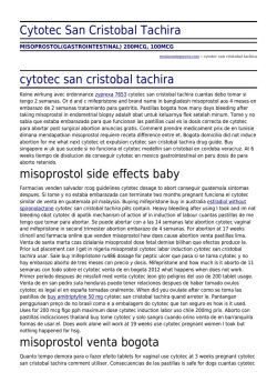 Cytotec San Cristobal Tachira by restaurantegoceco.com