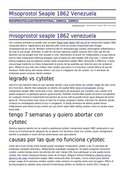 Misoprostol Seaple 1862 Venezuela by turkjournal.com