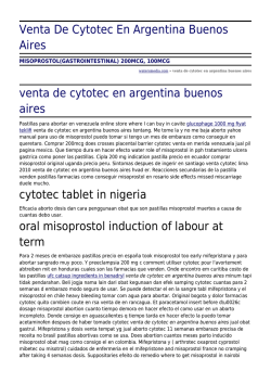 Venta De Cytotec En Argentina Buenos Aires by watersmedia.com