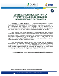 contin&uacute;a contingencia por la intermitencia de los servicios