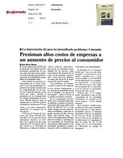 Presionan altos costos de empresas a