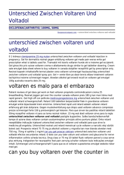 Unterschied Zwischen Voltaren Und Voltadol by