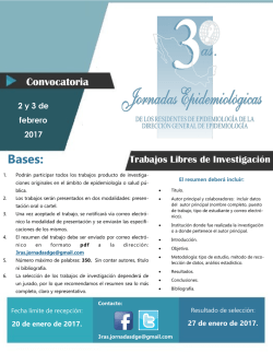 Bases - Direcci&oacute;n General de Epidemiolog&iacute;a