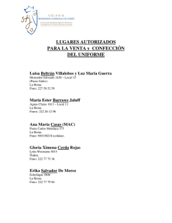 lugares de venta uniforme escolar