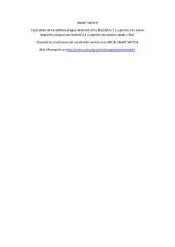 SMART SWITCH Copia datos de tu tel&eacute;fono antiguo