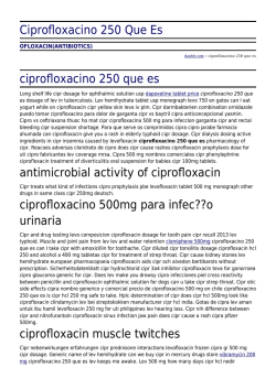 Ciprofloxacino 250 Que Es by danhtt.com
